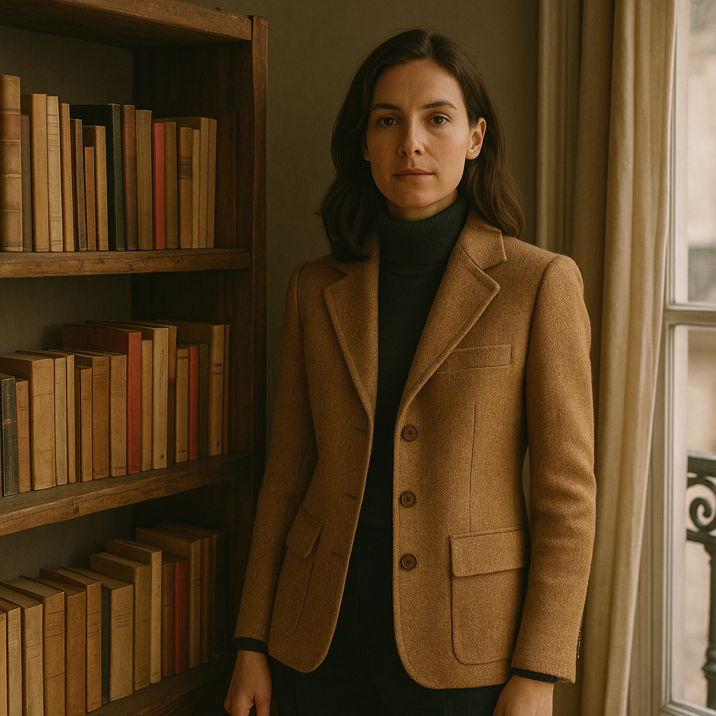 veste tweed femme